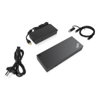 Produktbild för Lenovo ThinkPad Hybrid USB-C with USB-A Dock - dockningsstation - USB-C - 2 x HDMI, 2 x DP - 1GbE