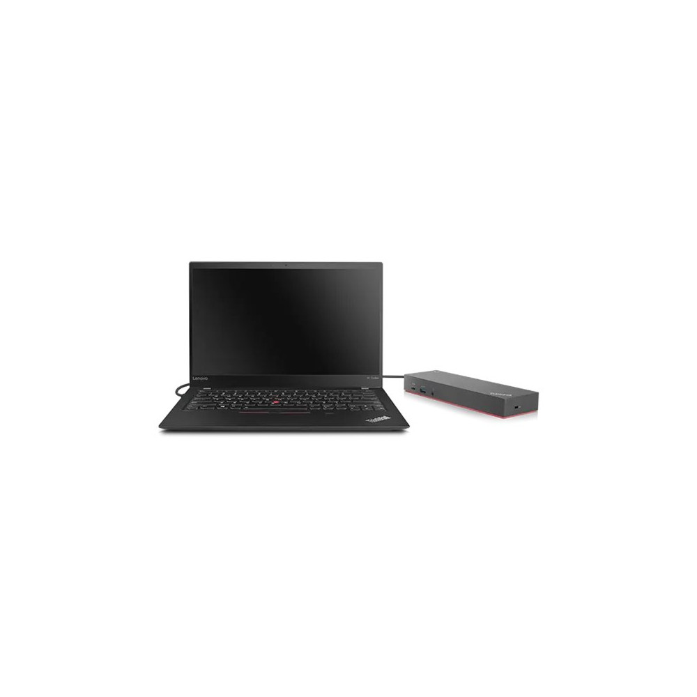 Produktbild för Lenovo ThinkPad Hybrid USB-C with USB-A Dock - dockningsstation - USB-C - 2 x HDMI, 2 x DP - 1GbE