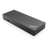 Produktbild för Lenovo ThinkPad Hybrid USB-C with USB-A Dock - dockningsstation - USB-C - 2 x HDMI, 2 x DP - 1GbE