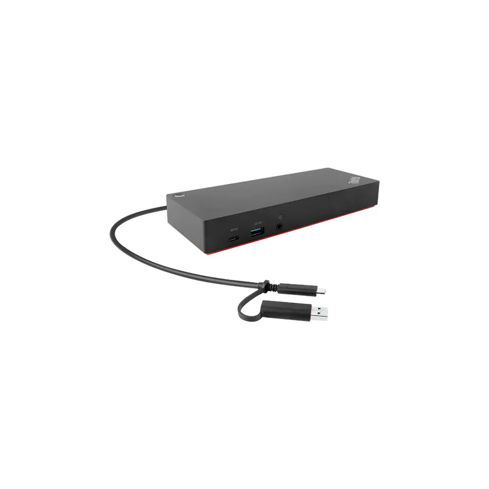 Produktbild för Lenovo ThinkPad Hybrid USB-C with USB-A Dock - dockningsstation - USB-C - 2 x HDMI, 2 x DP - 1GbE