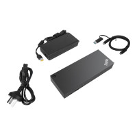 Produktbild för Lenovo ThinkPad Hybrid USB-C with USB-A Dock - dockningsstation - USB-C - 2 x HDMI, 2 x DP - 1GbE