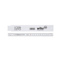 Produktbild för Wiha fiberförstärkt tumstock Longlife® 2 m metrisk, 10 delst...