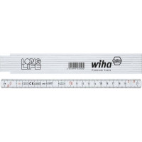 Produktbild för Wiha fiberförstärkt tumstock Longlife® 2 m metrisk, 10 delst...