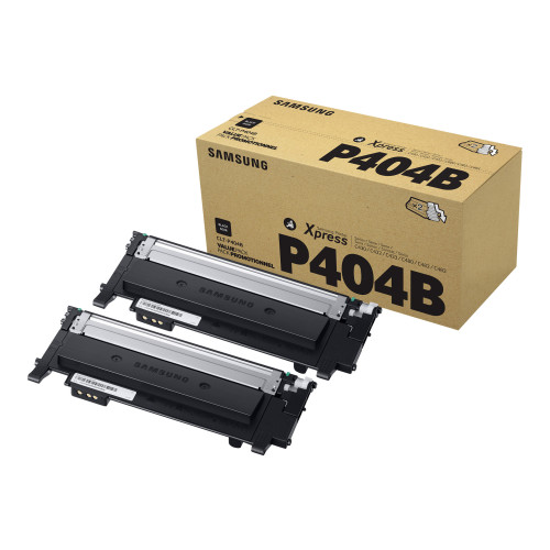 Hewlett-Packard HP CLT-P404B - 2-pack - svart - original - tonerkassett (SU364A)