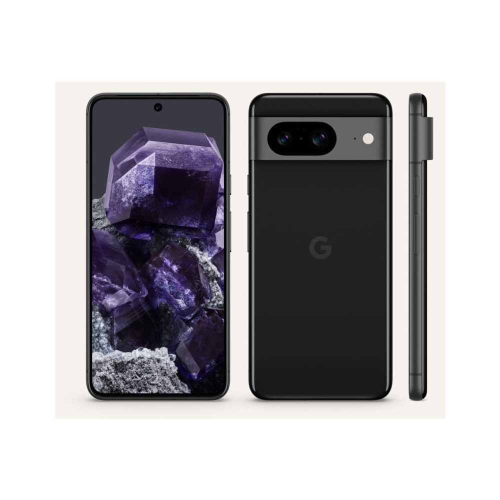 Produktbild för Google Pixel 8 - obsidian - 5G pekskärmsmobil - 256 GB - GSM