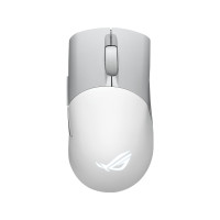 Produktbild för ASUS ROG Keris Wireless AimPoint - mus - 2.4 GHz, USB 2.0, Bluetooth 5.1 LE - månskensvit