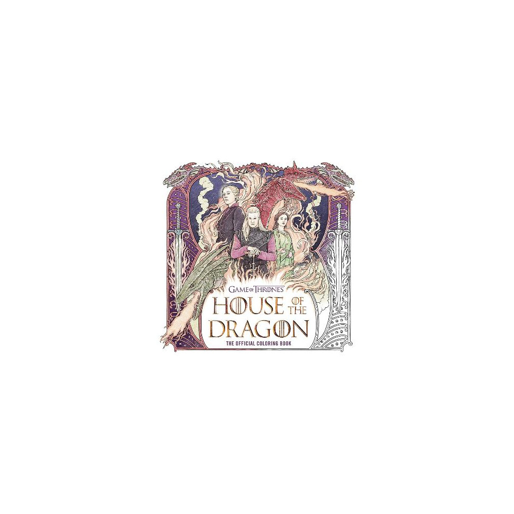 Produktbild för House of the Dragon: The Official Coloring Book (häftad, eng)