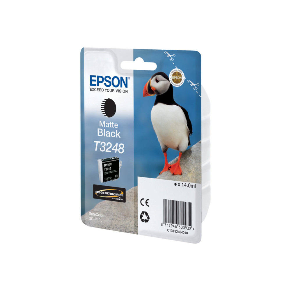 Produktbild för Epson T3248 - mattsvart - original - bläckpatron