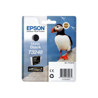 Produktbild för Epson T3248 - mattsvart - original - bläckpatron