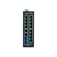 Produktbild för TRENDnet TI-PG162 - Industrial - switch - 16 portar - ohanterad - TAA-kompatibel