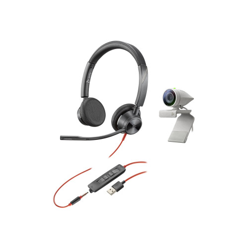 Plantronics Poly Studio P5 - webbkamera - med Poly Blackwire 3325 Headset