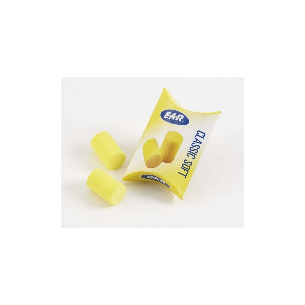 Produktbild för 3M PP-01-002, Återanvändbara öronproppar, Gul, 28 dB, PVC, L...