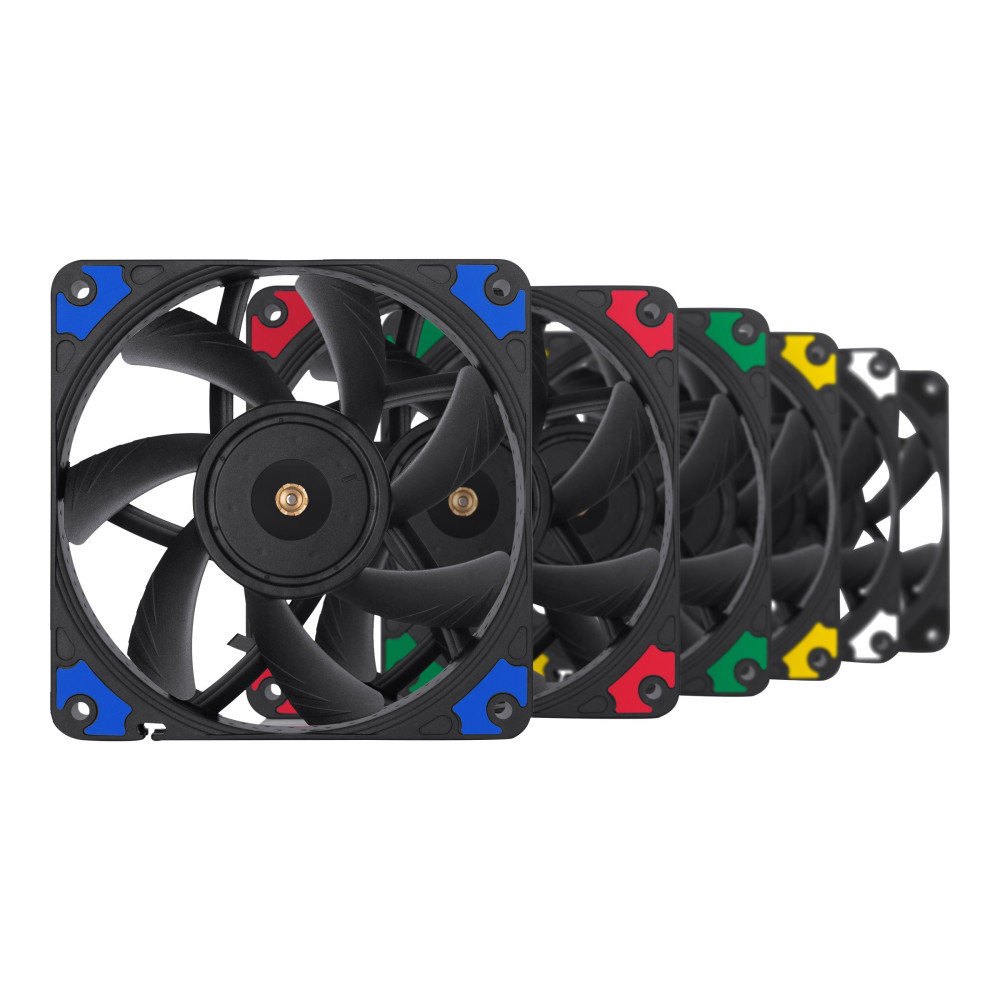 Produktbild för Noctua chromax NF-A12x15 PWM.black.swap - lådfläkt