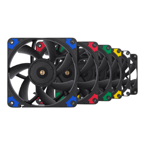 NOCTUA Noctua chromax NF-A12x15 PWM.black.swap - lådfläkt