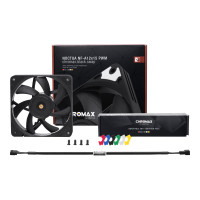 Produktbild för Noctua chromax NF-A12x15 PWM.black.swap - lådfläkt