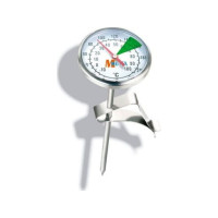 Produktbild för Termometer til skummekande Motta Analogt med klips rustfri s...