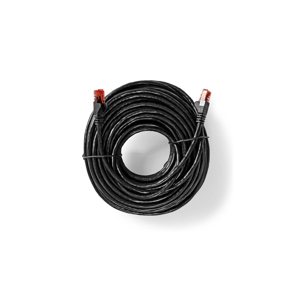 Produktbild för Nedis patch-kabel - 30 m - svart