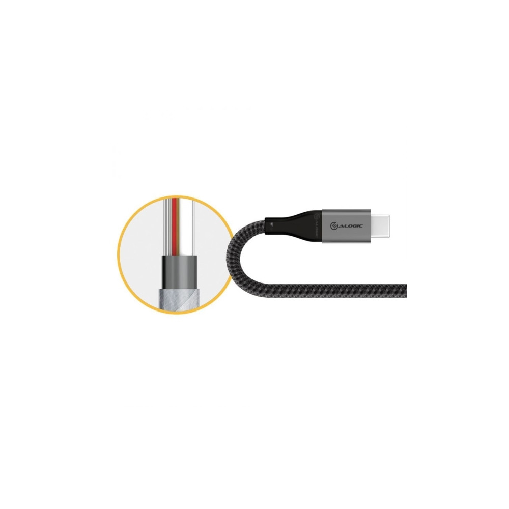 Produktbild för Alogic Super Ultra - USB typ C-kabel - USB-C till USB-C - 3 m