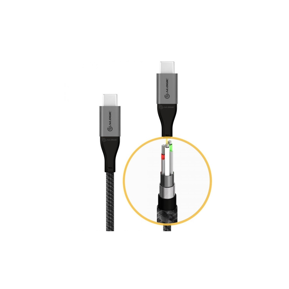 Produktbild för Alogic Super Ultra - USB typ C-kabel - USB-C till USB-C - 3 m