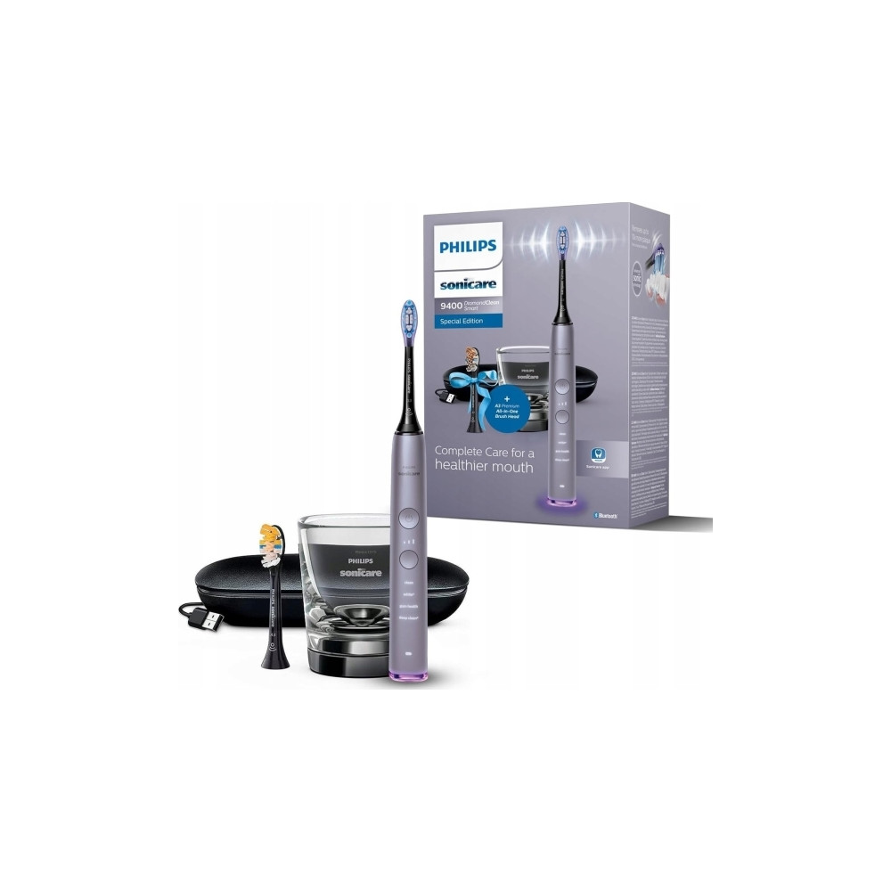 Produktbild för Philips Sonicare DiamondClean Smart 9400 HX9917 - tandborste - grå