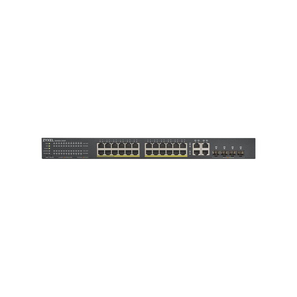 Produktbild för Zyxel GS1920-24HPv2 - switch - 24 portar - smart - rackmonterbar
