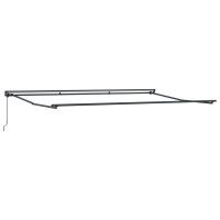 Produktbild för Utdragbar markis Sand 3 x 2,5 m Polyester och aluminium