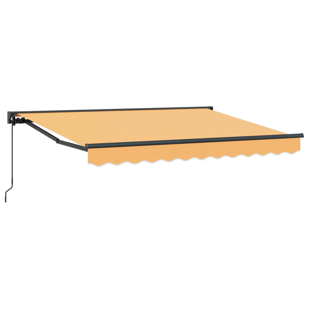 Produktbild för Utdragbar markis Sand 4 × 3 m Polyester och aluminium