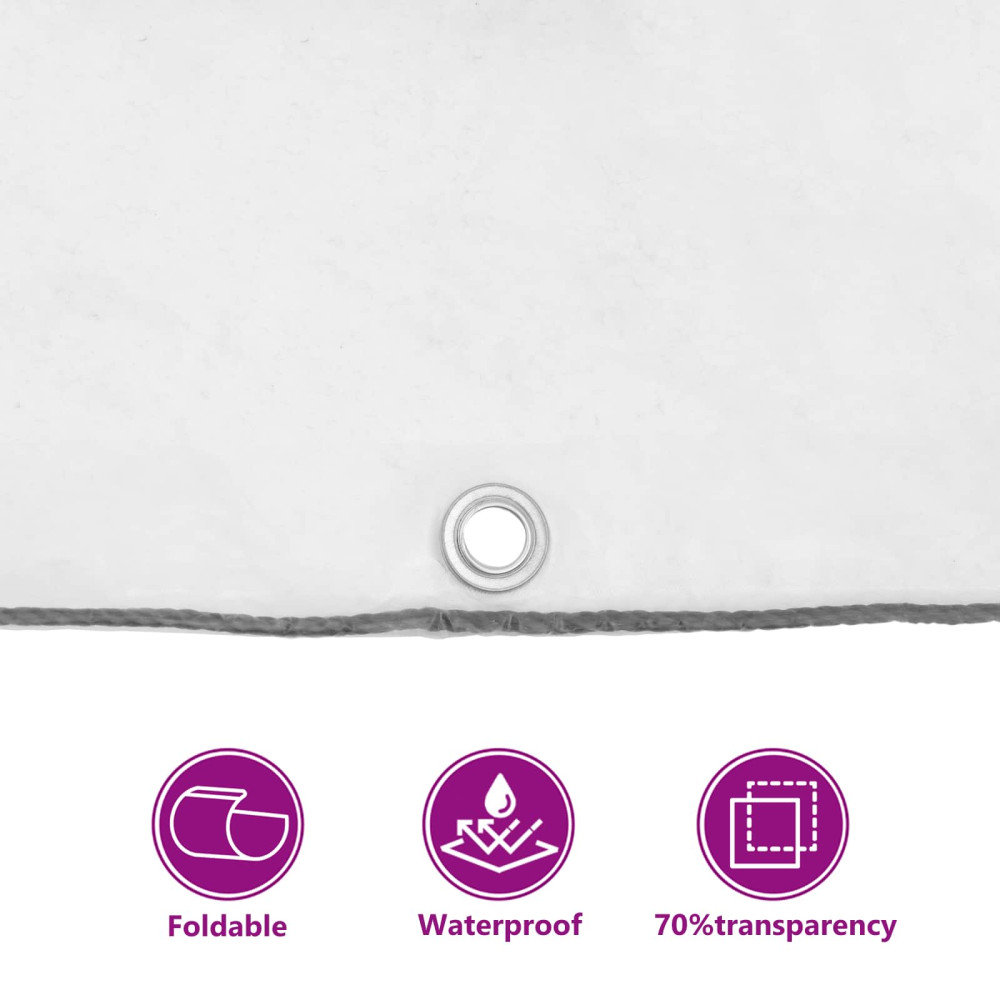 Produktbild för Tarp Transparent 5 × 3,5 m PE