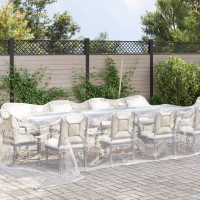 Produktbild för Tarp Transparent 7 x 4 m PE