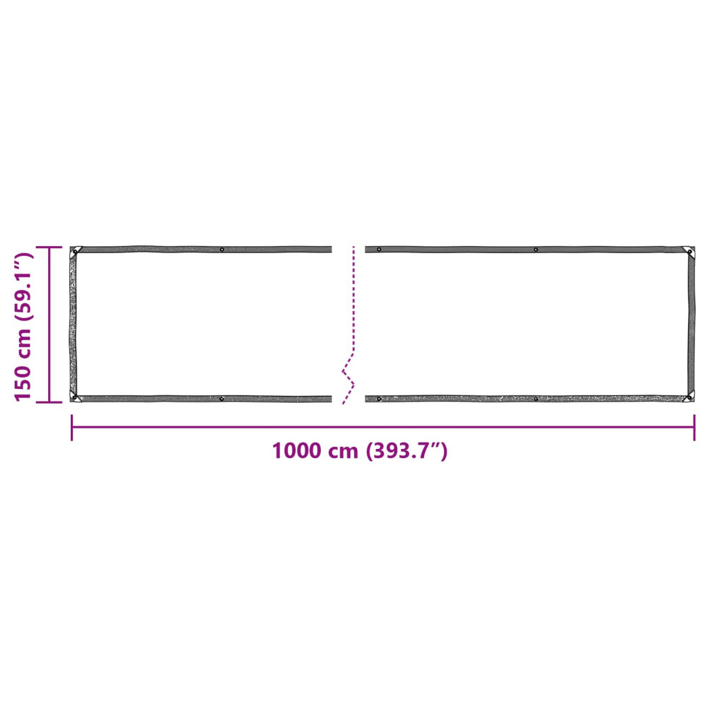Produktbild för Tarp Transparent 10 x 1,5 m PE