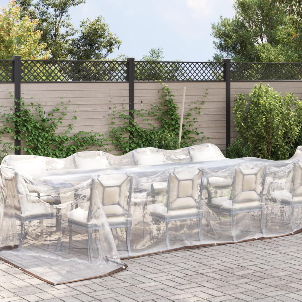 Produktbild för Tarp Transparent 7 x 5 m PE