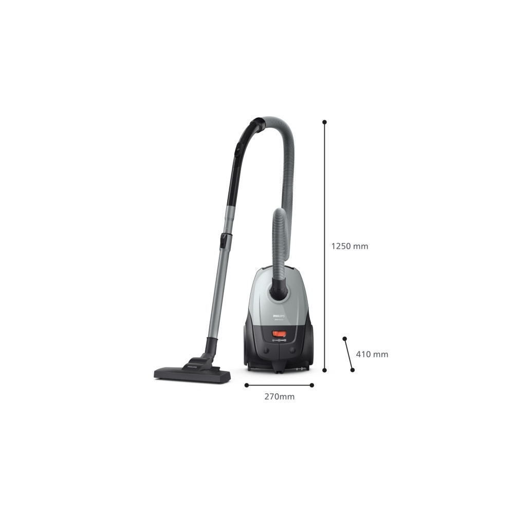 Produktbild för Philips XD2142/12, 850 W, Cylinderdammsugare, Torr, Dammpåse...