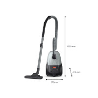Produktbild för Philips XD2142/12, 850 W, Cylinderdammsugare, Torr, Dammpåse...