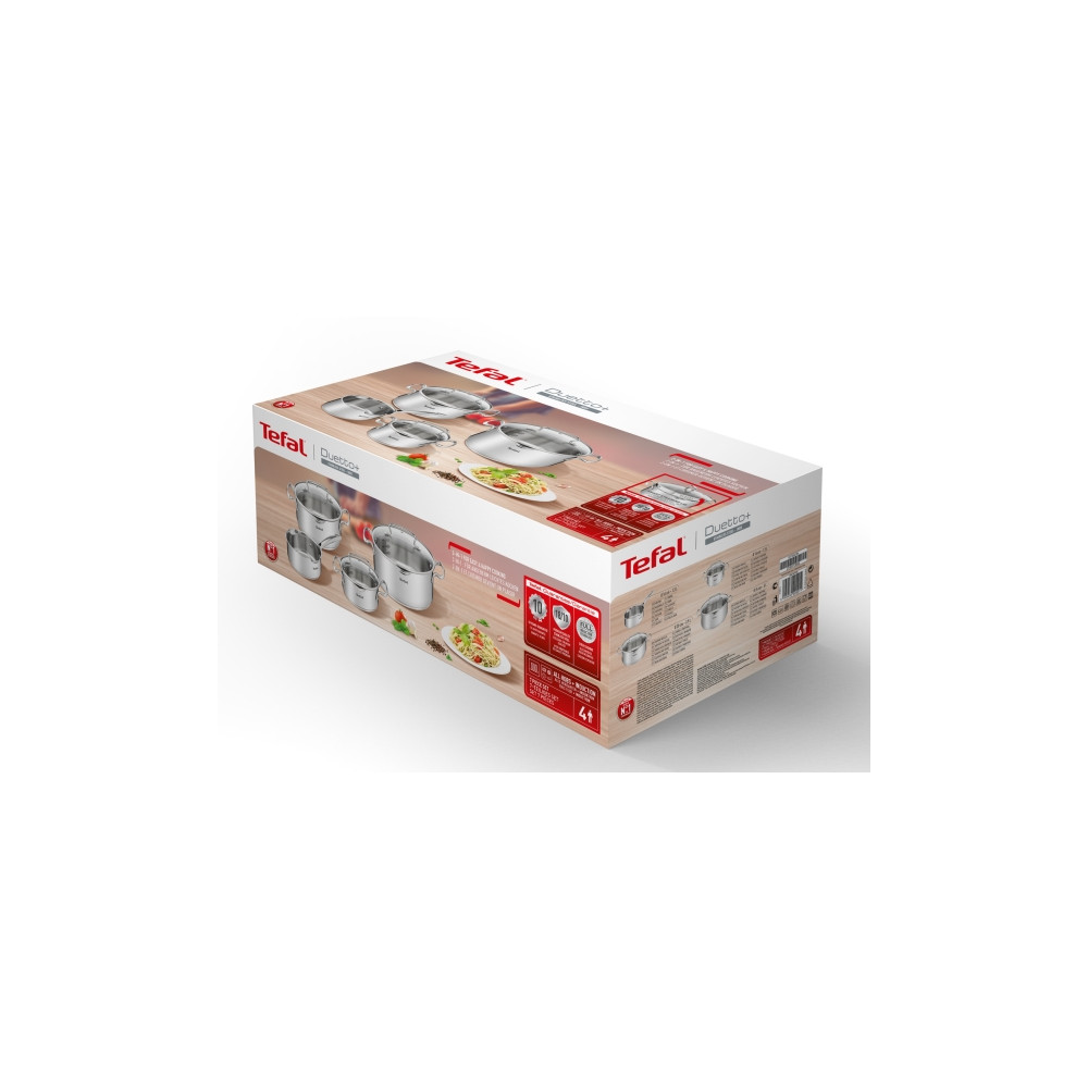 Produktbild för Tefal Duetto+ G719S734 - matlagningssats - 7 artiklar