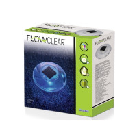 Produktbild för Bestway Flowclear - svävande lampa - LED - 7 färger - soldriven