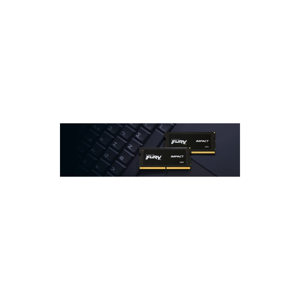 Produktbild för Kingston FURY Impact - DDR5 - modul - 32 GB - SO DIMM 262-pin / PC5-44800 - ej buffrad