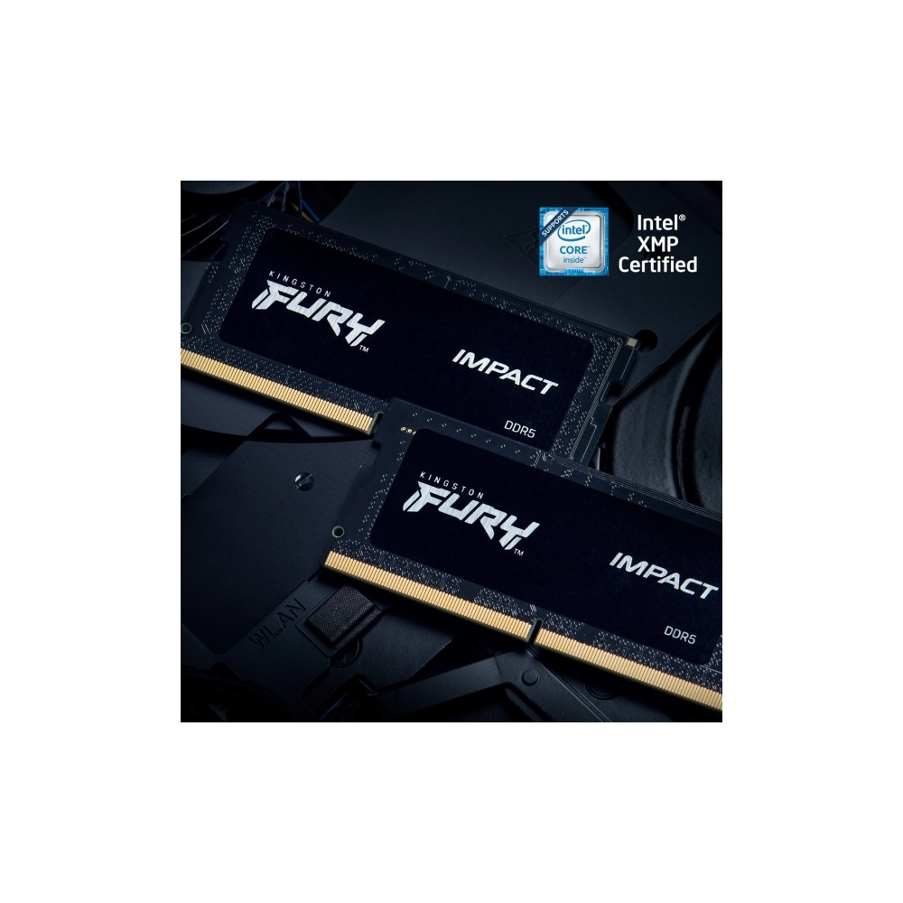 Produktbild för Kingston FURY Impact - DDR5 - modul - 32 GB - SO DIMM 262-pin / PC5-44800 - ej buffrad
