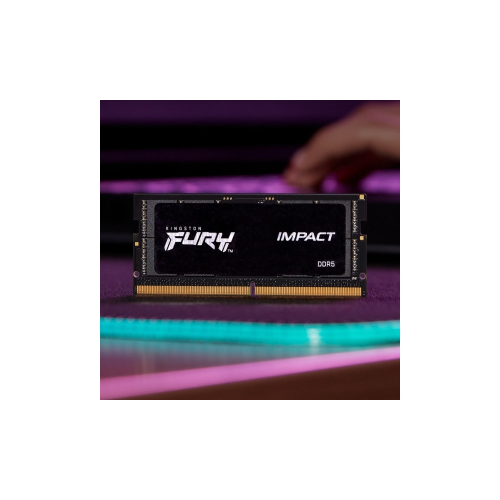 Produktbild för Kingston FURY Impact - DDR5 - modul - 32 GB - SO DIMM 262-pin / PC5-44800 - ej buffrad