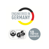 Produktbild för Leitz WOW NeXXt Mini - bordstillbehörsuppsättning - 10 ark - 2 hål - metall - svart
