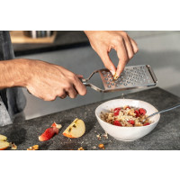 Produktbild för ZWILLING Pro Rivjärn, medium "Z cut" tvåvägs blad i 18/10 RF...
