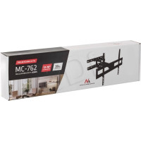Produktbild för Maclean MC-762 konsol - justerbar arm - för TV och bildskärm - svart pulverlack