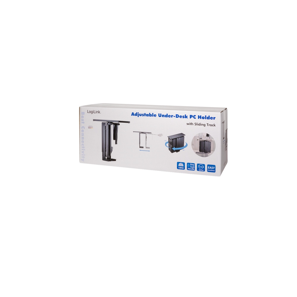 Produktbild för LogiLink EO0031, Bordsmonterad CPU-hållare, Universal, 10 kg...