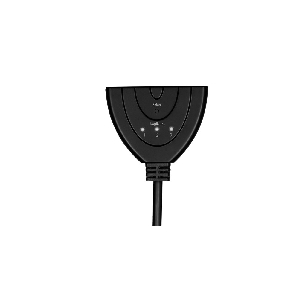 Produktbild för LogiLink - video/ljudsplitter/switch - 3 portar