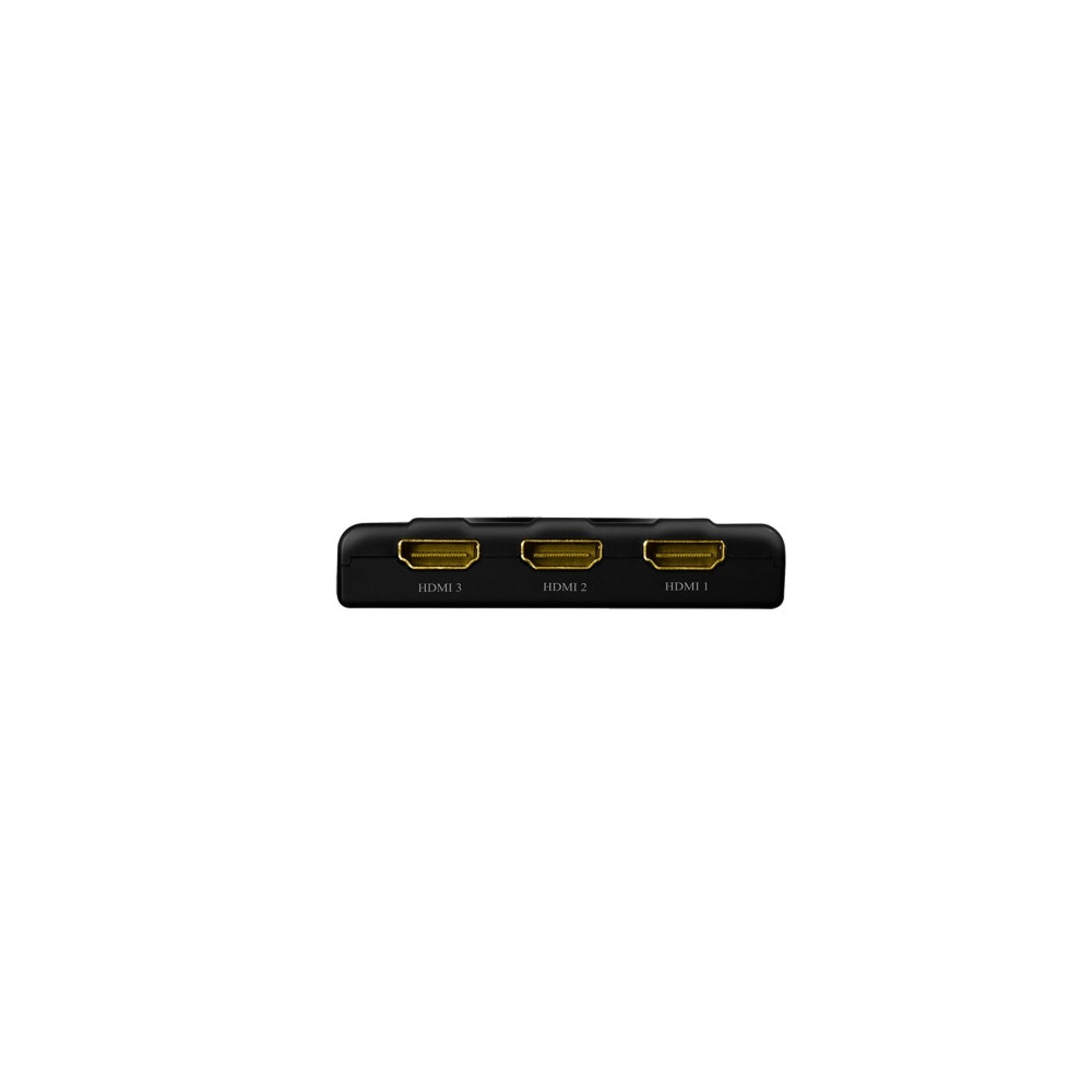 Produktbild för LogiLink - video/ljudsplitter/switch - 3 portar