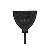Produktbild för LogiLink - video/ljudsplitter/switch - 3 portar