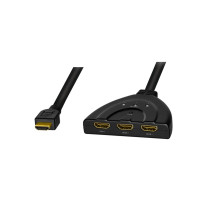 Produktbild för LogiLink - video/ljudsplitter/switch - 3 portar
