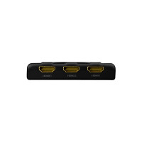 Produktbild för LogiLink - video/ljudsplitter/switch - 3 portar
