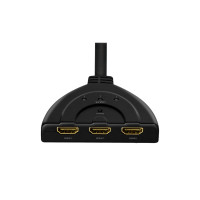 Produktbild för LogiLink - video/ljudsplitter/switch - 3 portar