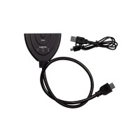 Produktbild för LogiLink - video/ljudsplitter/switch - 3 portar