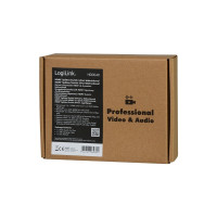 Produktbild för LogiLink - video/ljudsplitter/switch - 3 portar